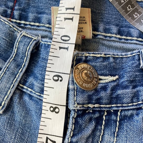 Mens Billy Big T True Religion Distressed Jeans USA 34 x 33 - Picture 10 of 11